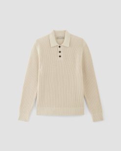 Alternative view of The Cotton Chunky Rib Polo | Canvas