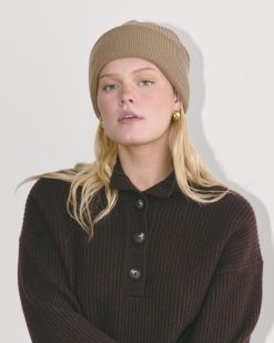 Alternative view of The Waffle Beanie | Camel
