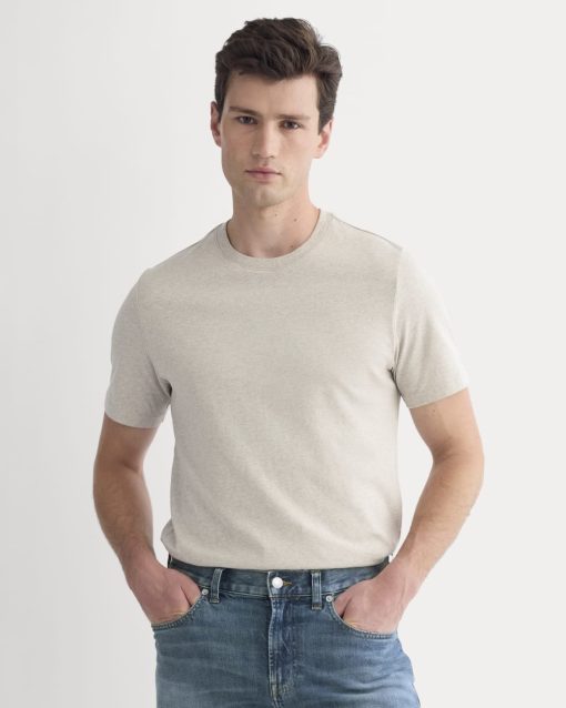 Midweight Tee | Heathered Oatmeal