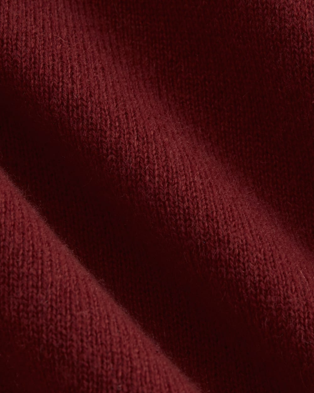 Cashmere Button-Up Shirt | Berry Red - Image 6