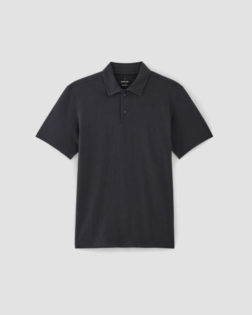 Alternative view of The Premium Weight Short-Sleeve Polo | Deep Navy