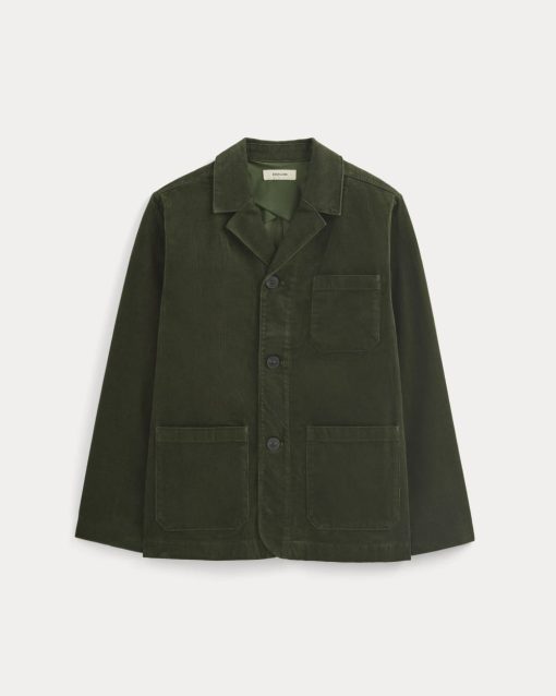 Alternative view of Fine Wale Corduroy Chore Blazer | Dark Forest