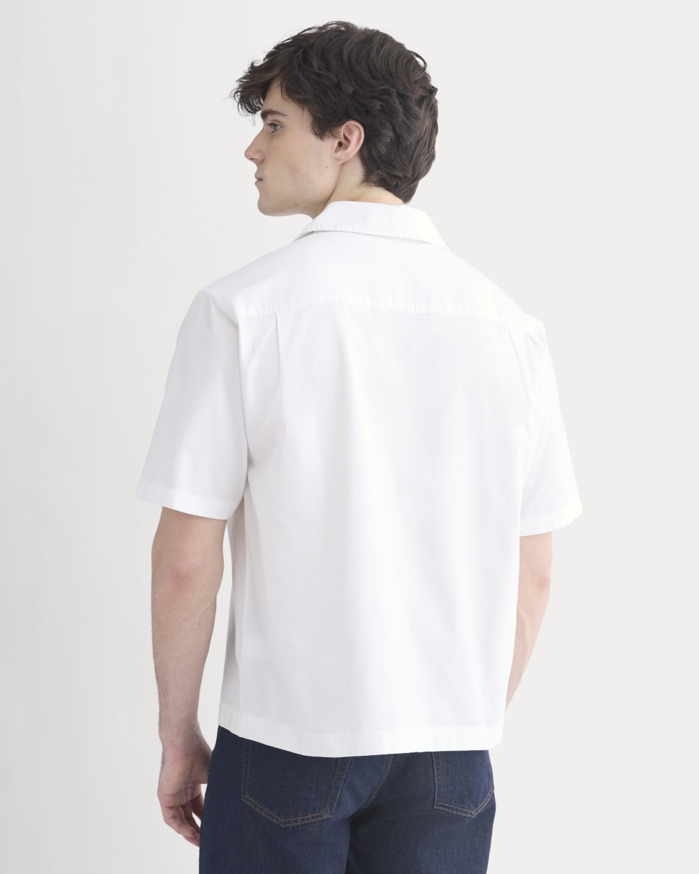 Cropped Resort Shirt | White - Image 5