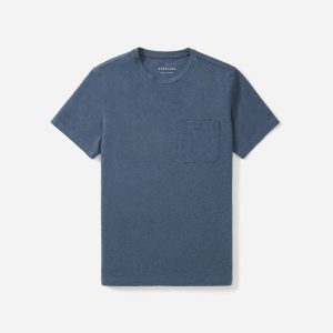 Alternative view of The Premium-Weight Pocket Tee | Uniform | Slate