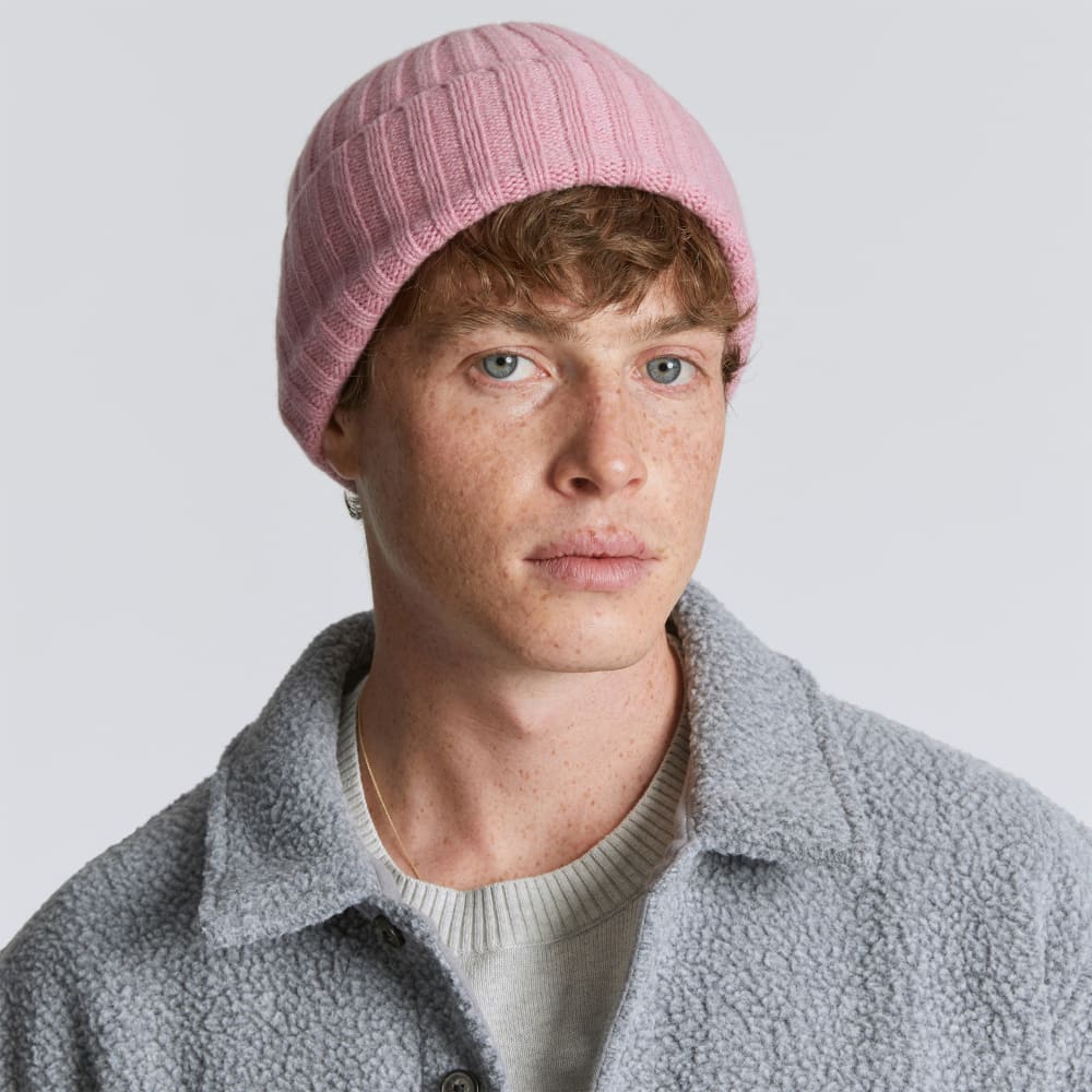 The Cashmere Beanie | Bubblegum - Image 3