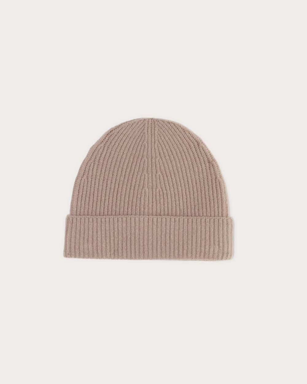 The Cashmere Ribbed Beanie | Dusty Rose - Image 2