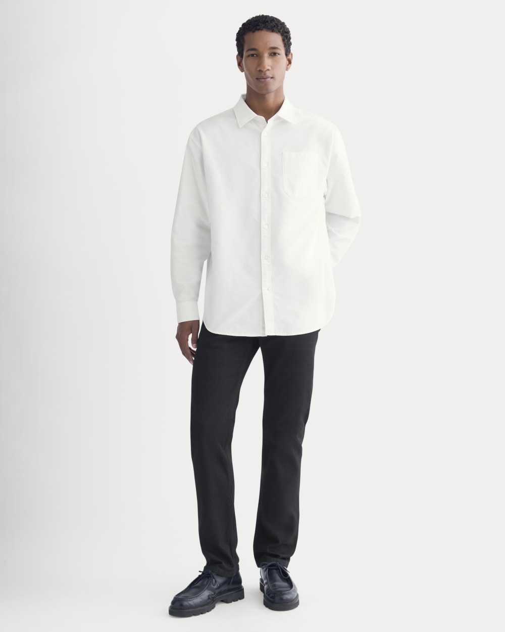 Oversized Oxford Shirt | White - Image 3