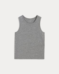 Alternative view of The Rec Performance Tank |  Heathered Grey