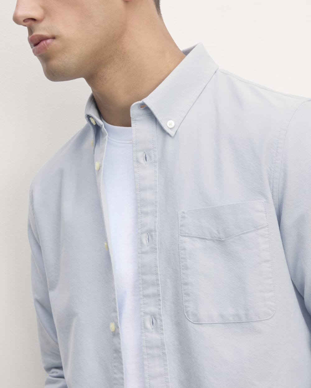 The Slim Oxford Shirt | Light Blue | Tall - Image 4