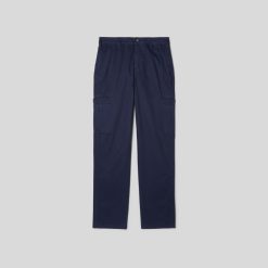 Alternative view of The Organic Cotton Herringbone Refined Cargo | Navy