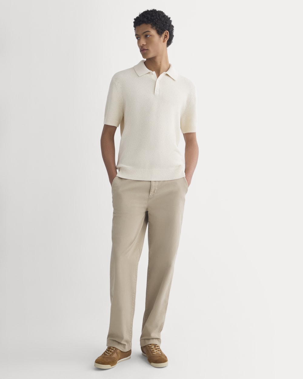 Seed Stitch Polo | Birch - Image 5