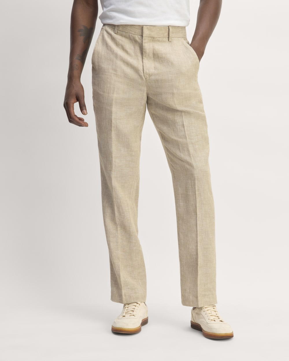 The Linen Trouser | Cornstalk Chambray - Image 3