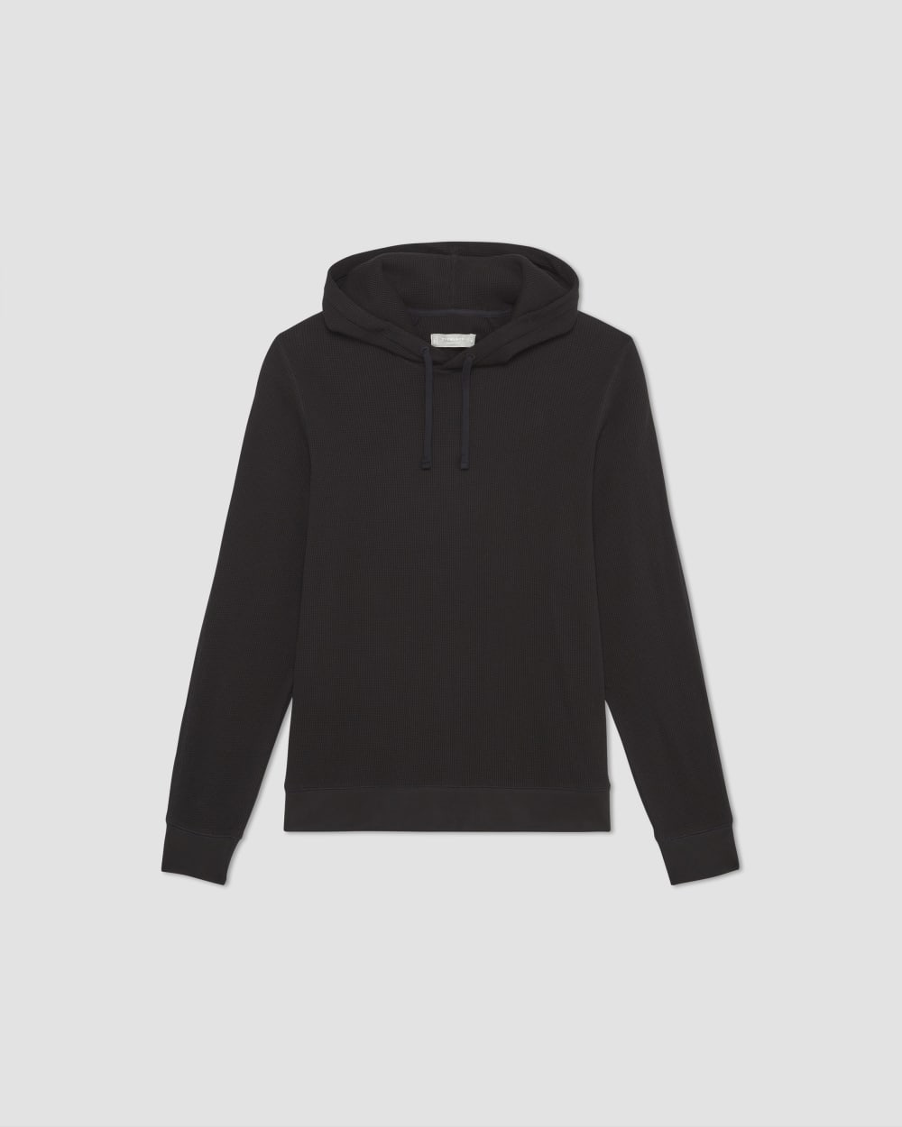 The Waffle-Knit Hoodie | Black - Image 2