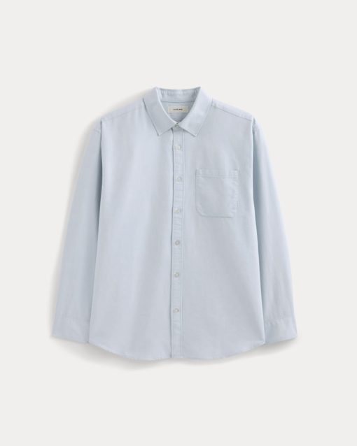 Alternative view of Oversized Oxford Shirt | Light Blue