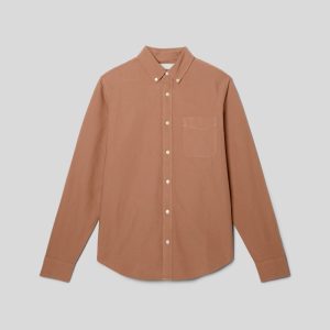 Alternative view of The Classic Oxford Shirt | Carob Brown | Tall