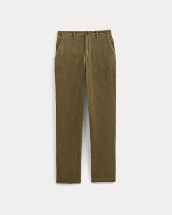 Alternative view of Wide Wale Corduroy Trouser | Aged Brass