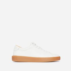 Alternative view of The ReLeather® Tennis Shoe  | White / Gum Sole