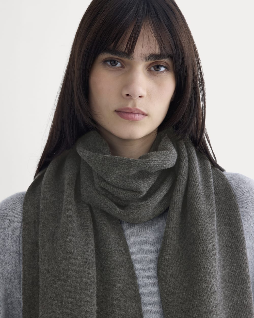 The Cabin Scarf | Heathered Soot - Image 3