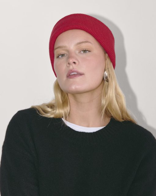 Alternative view of The Cabin Beanie | Classic Red