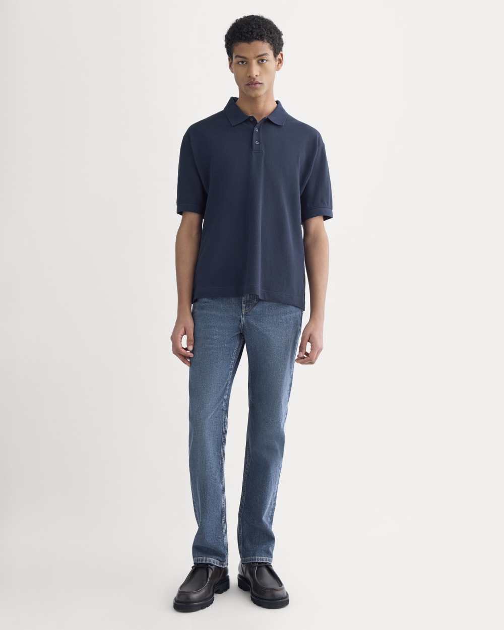 Classic Piqué Polo | Navy - Image 4