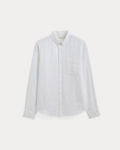 Alternative view of The Classic Shirt in Linen | White