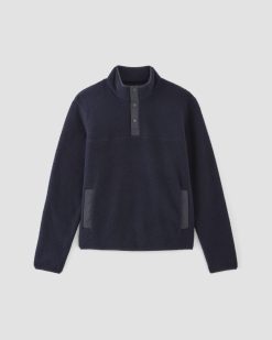 Alternative view of The ReNew Fleece Pullover | Navy