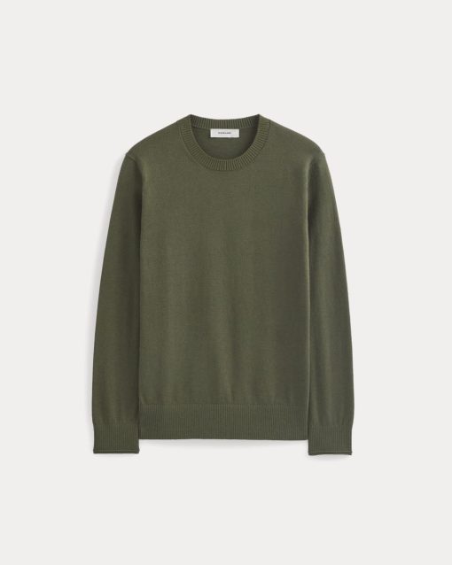 Alternative view of The No-Sweat Sweater | Uniform | Heathered Olive Night