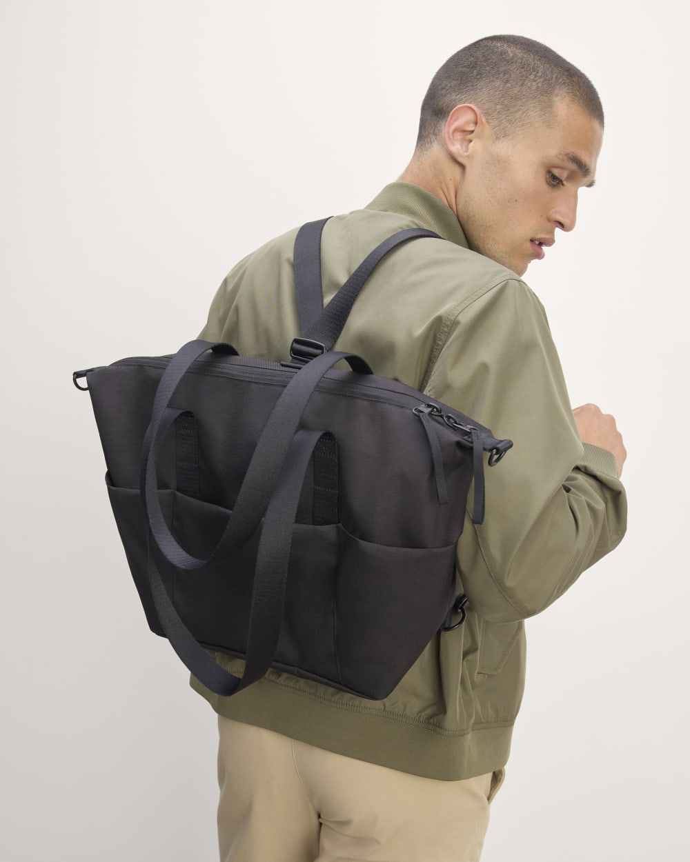 The ReNew Transit 3-Way Tote | Black - Image 2