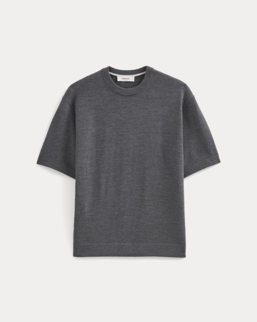 Alternative view of Ultrasoft Sweater Tee | Heather Mid Charcoal