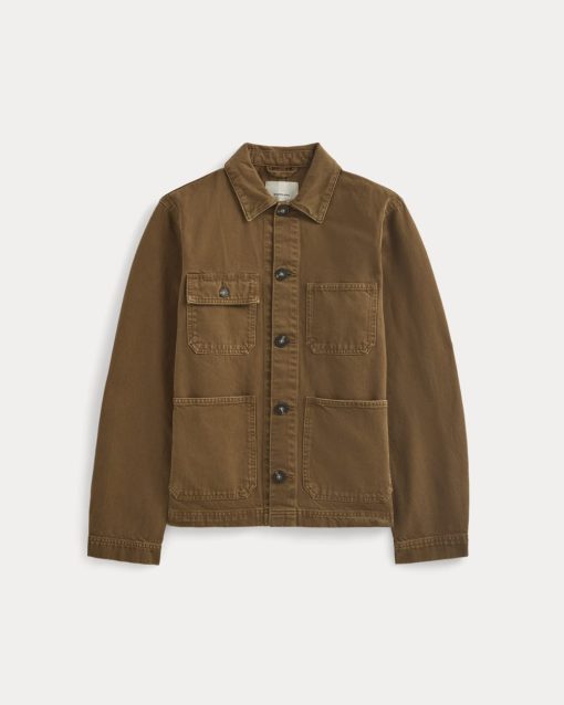 Alternative view of The Denim Utility Jacket | Neutral Toffee