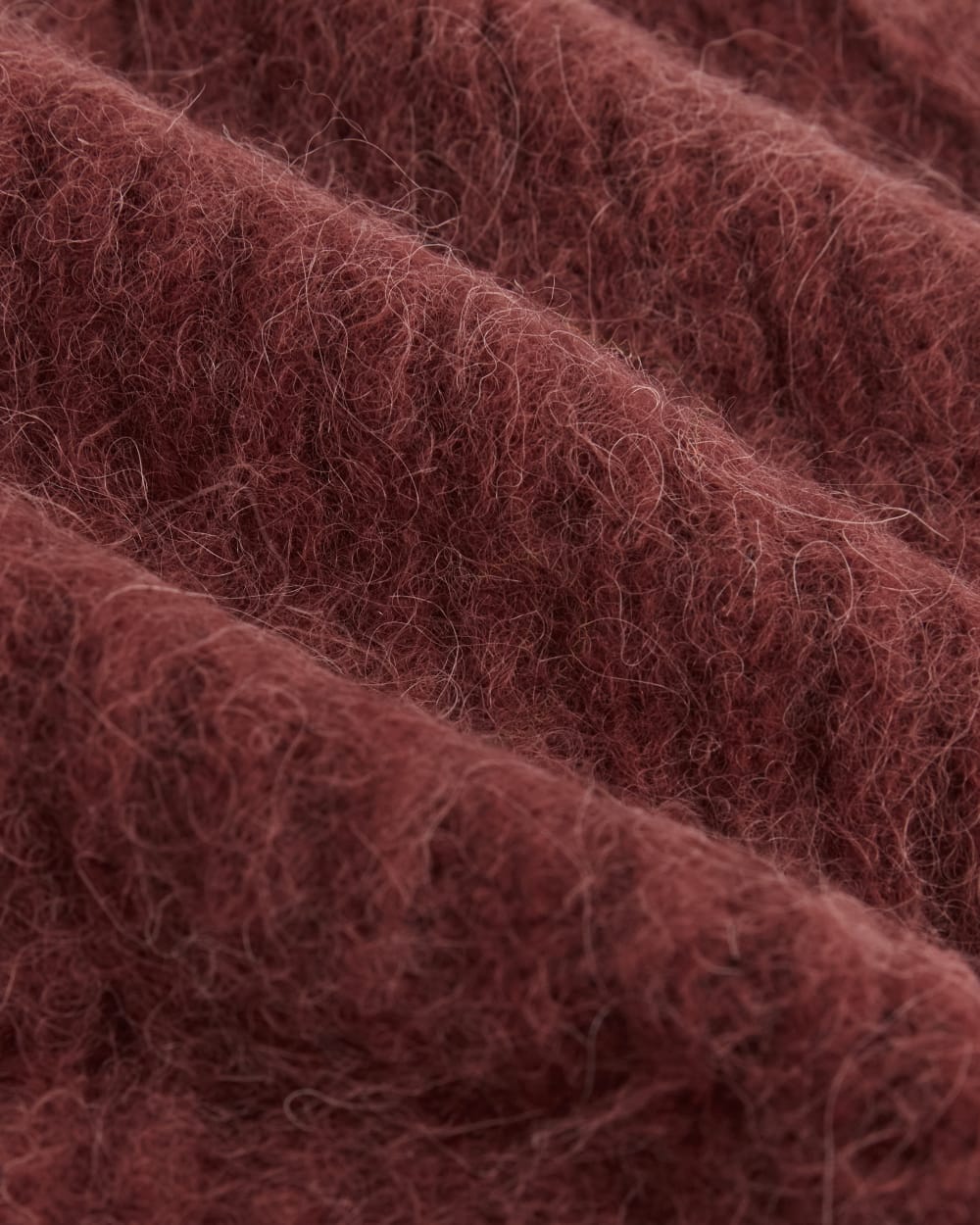 Plush Alpaca Beanie | Merlot - Image 4
