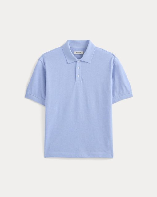 Alternative view of Classic Piqué Polo | Heathered Open Air