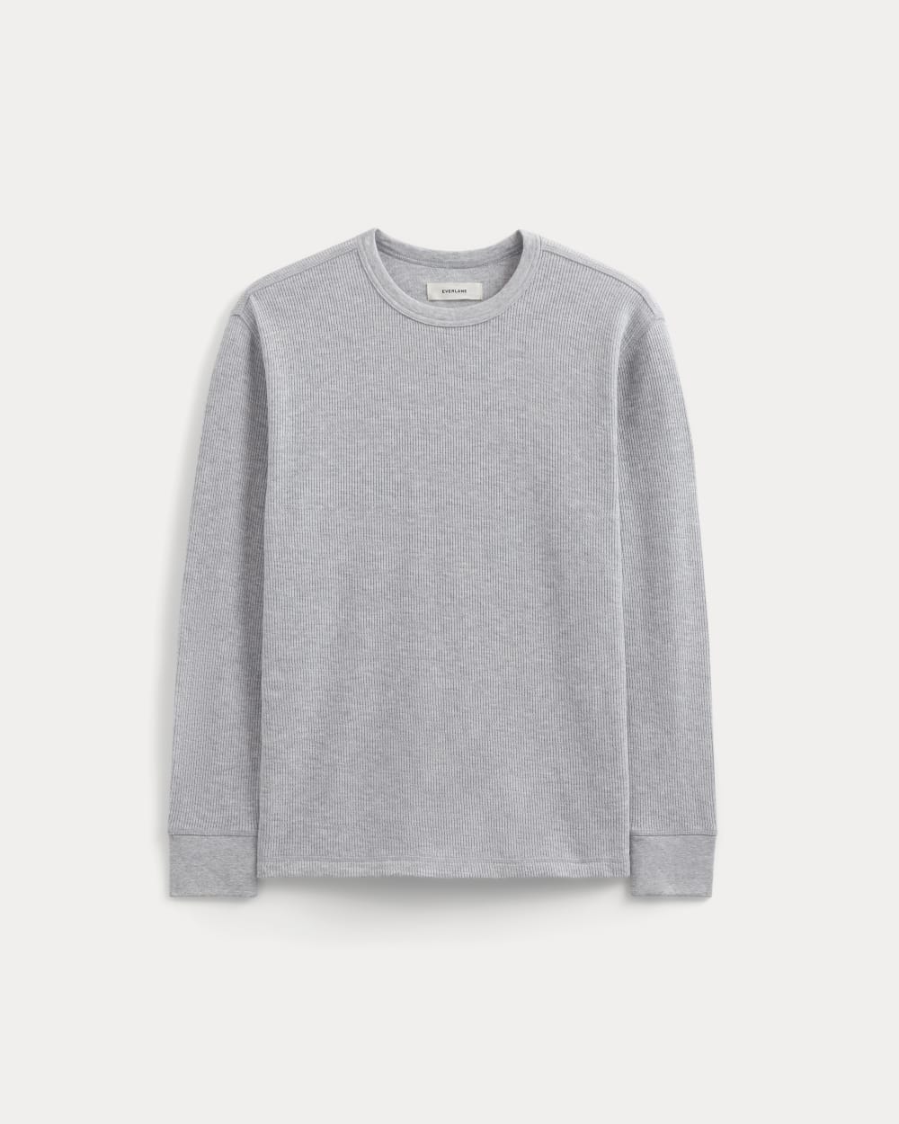 Thermal Crew in Cozy Waffle | Soft Heather Grey - Image 2