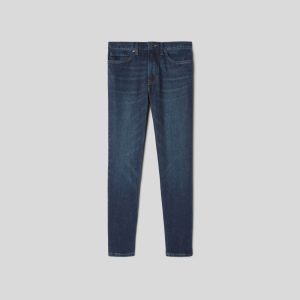 Alternative view of The Organic Taper Jean | Broken-In Blue