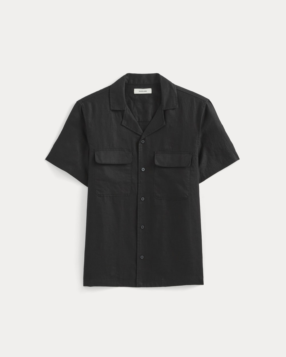 The Resort Shirt in Linen | Black - Image 2