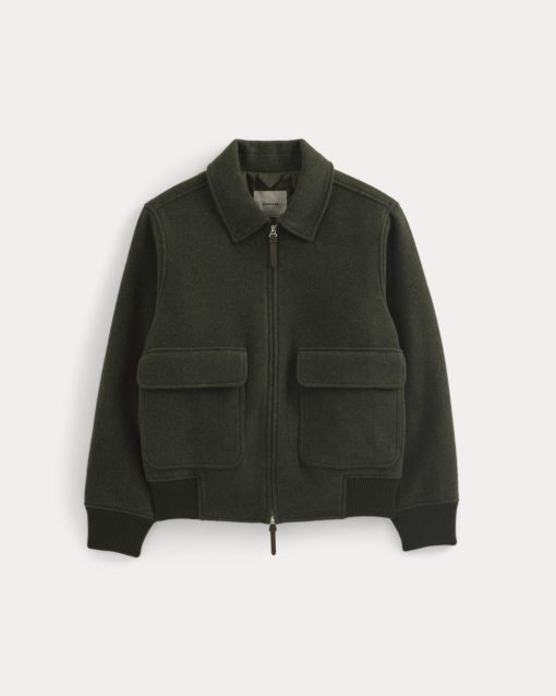 Alternative view of ReWool Flight Jacket | Heather Beech