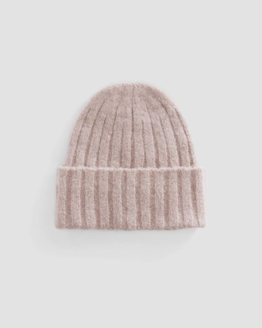 Alternative view of The Alpaca Beanie | Blush Pink