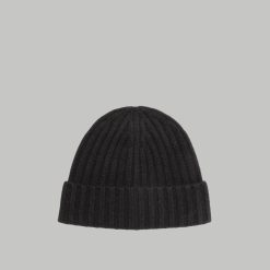 Alternative view of The Cashmere Beanie |  Black