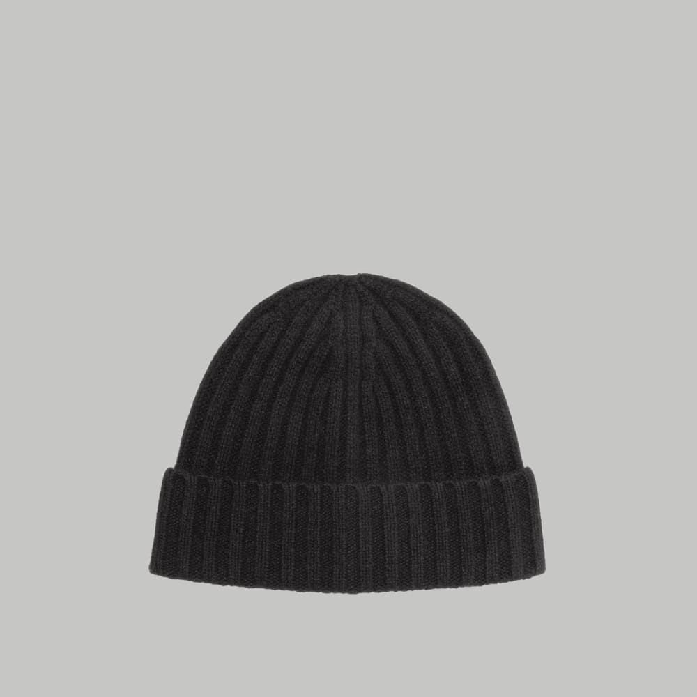 The Cashmere Beanie | Black - Image 2