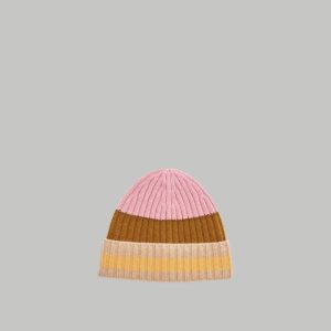 Alternative view of The Cashmere Beanie | Tapenade Multi Stripe