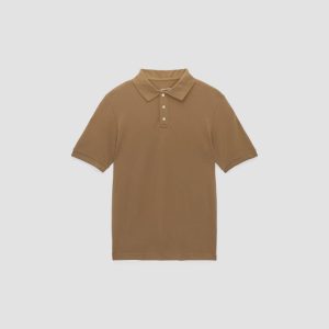 Alternative view of The Pique Polo | Toasted Coconut