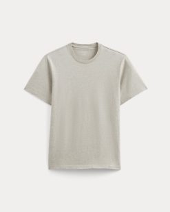 Alternative view of The Premium-Weight Crew | Uniform | Heather Oatmeal