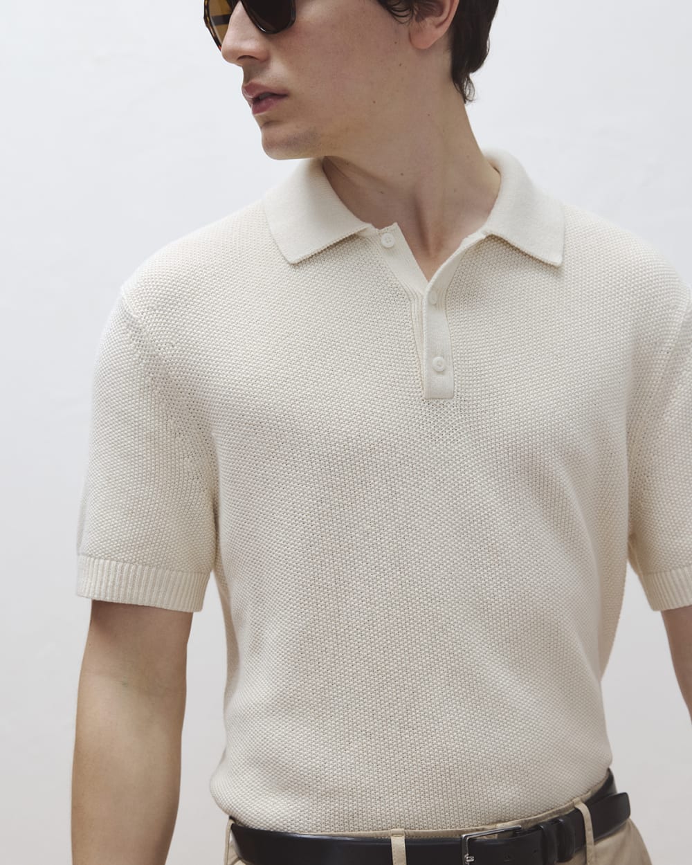 Seed Stitch Polo | Birch - Image 9