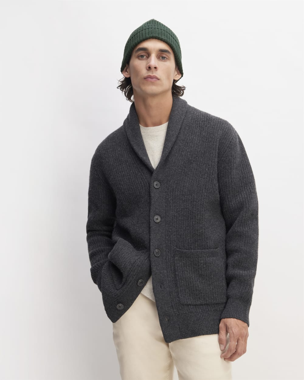 The Organic Cotton Chunky Beanie | Scarab - Image 2