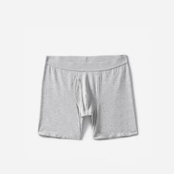 The Supima® Longer Boxer Brief | Uniform | Heathered Grey