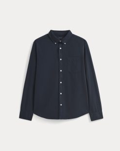 Alternative view of Washed Poplin Shirt | Navy