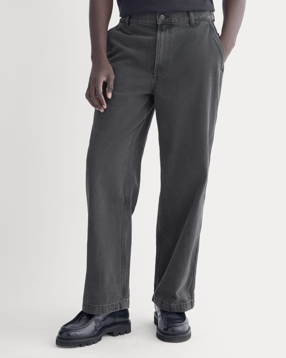 Baggy Rigid Jean | Washed Black | 32 - Image 3