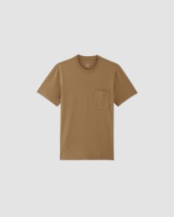 Alternative view of The Premium-Weight Pocket Tee | Uniform | Toasted Coconut