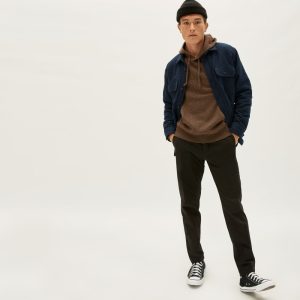 Alternative view of The ReNew Fleece-Lined Heavyweight Overshirt | Deep Navy