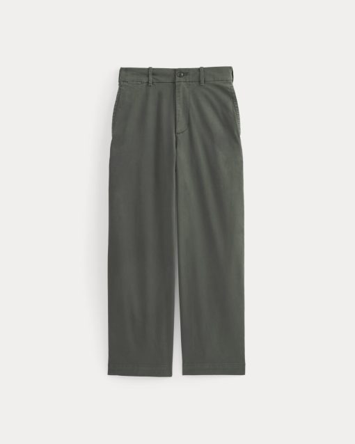 Alternative view of Baggy Chino | Washed Black | 32L